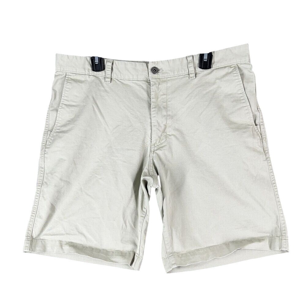 The North Face Mens 36 Chino Shorts Khaki Tan Casual Outdoor Hiking Trail Camp